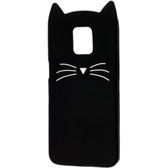 Силиконовый чехол для Xiaomi Redmi Note 9s Cute Cat case Черный смотреть фото | belker.com.ua