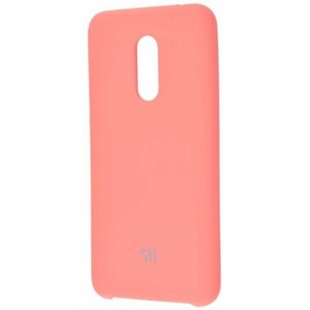 Оригинальный чехол для Xiaomi Redmi 5 Plus Silicone Case Розовый смотреть фото | belker.com.ua