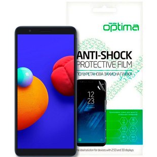 Противоударная TPU пленка Samsung Galaxy A01 Core A013 Optima Anti-Shock Прозрачный смотреть фото | belker.com.ua