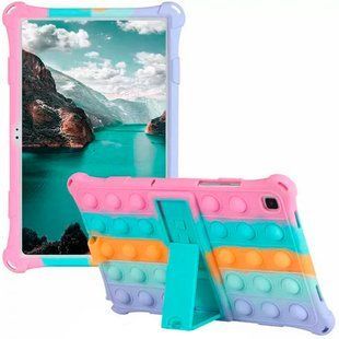 Противоударный чехол для Samsung Galaxy Tab A7 10.4 2020 Silicone Popit Оранжевый смотреть фото | belker.com.ua