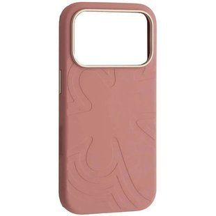 Силиконовый чехол для iPhone 18 Pro Max Vawi Flower Розовый