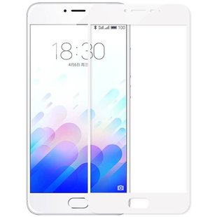 Защитное стекло для Meizu M3 3D Tempered Glass Белый смотреть фото | belker.com.ua