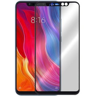 Защитное стекло Xiaomi Mi 8 Optima 5D Full cover Черный смотреть фото | belker.com.ua