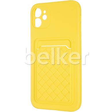 Чехол для iPhone 11 Pocket Case Жёлтый смотреть фото | belker.com.ua