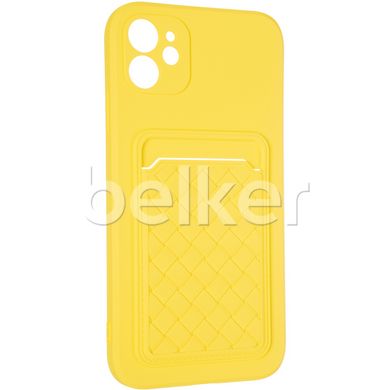 Чехол для iPhone 11 Pocket Case Жёлтый смотреть фото | belker.com.ua