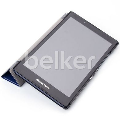 Чехол для Lenovo Tab 2 8.0 A8-50 Moko кожаный Тёмно-серый смотреть фото | belker.com.ua