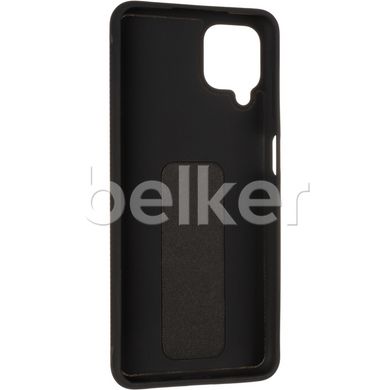 Чехол для Samsung Galaxy A12 (SM-A125) Tourmaline Case с подставкой Черный смотреть фото | belker.com.ua