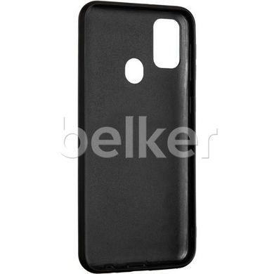 Чехол для Samsung Galaxy M30s (M307) Jesco Leather case Черный смотреть фото | belker.com.ua