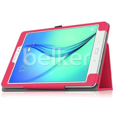 Чехол для Samsung Galaxy Tab A 9.7 T550, T555 TTX Кожаный Малиновый смотреть фото | belker.com.ua