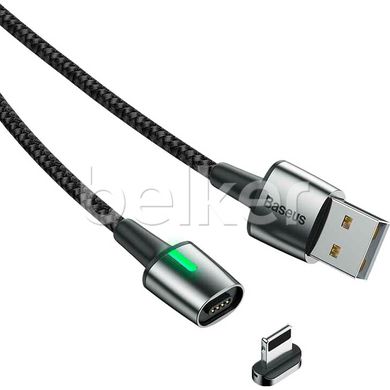 Кабель Apple Lightning USB для iPhone iPad Baseus Zinc Fabric Magnetic Lightning (CALXC-A01) 1 метр