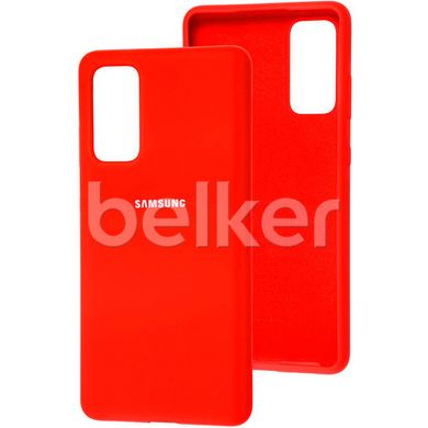 Оригинальный чехол для Samsung Galaxy S20 FE (G780) Soft case Красный смотреть фото | belker.com.ua
