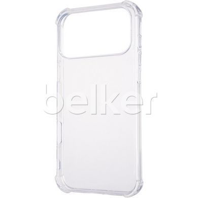 Противоударный силиконовый чехол iPhone 17 Pro Max Gelius Proof Прозрачный