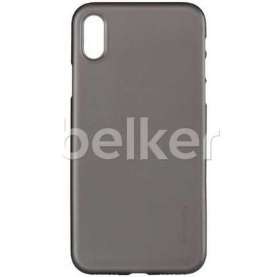 Силиконовый чехол для iPhone X G-Case TPU 0.3 mm Черный смотреть фото | belker.com.ua