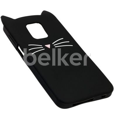Силиконовый чехол для Xiaomi Redmi Note 9s Cute Cat case Черный смотреть фото | belker.com.ua