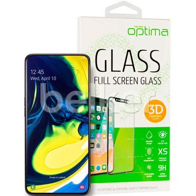 Защитное стекло для Samsung Galaxy A80 A805 Optima 3D Черный смотреть фото | belker.com.ua