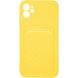 Чехол для iPhone 11 Pocket Case Жёлтый в магазине belker.com.ua