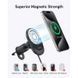 Держатель для смартфона Anker MagSafe Wireless Car Charger MagGo 15W Qi2 B2932G11-1 на вентиляцию Черный в магазине belker.com.ua