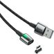 Кабель Apple Lightning USB для iPhone iPad Baseus Zinc Fabric Magnetic Lightning (CALXC-A01) Черный в магазине belker.com.ua