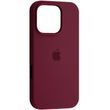 Чехол для iPhone 16 Pro Max Silicone Case (replica) Марсала