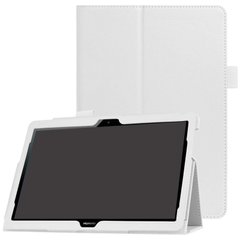 Чехол для Huawei MediaPad M5 Lite TTX кожаный Белый смотреть фото | belker.com.ua