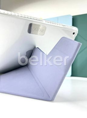 Чехол iPad Pro 13 2025 Logfer Origami Smart New Pencil Groove Фиолетовый