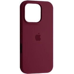 Чехол для iPhone 16 Pro Max Silicone Case (replica) Марсала