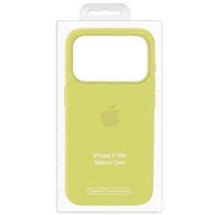 Чехол для iPhone 17 Pro Silicone Case with MagSafe (AAA) Лимонный