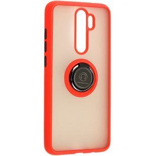 Чехол для Xiaomi Redmi Note 8 Pro LikGus Ring case Красный смотреть фото | belker.com.ua
