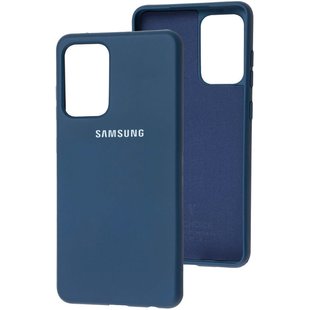 Оригинальный чехол для Samsung Galaxy A52 Soft Case Темно-синий смотреть фото | belker.com.ua