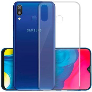 Силиконовый чехол для Samsung Galaxy M20 Hoco Air Case прозрачный Прозрачный смотреть фото | belker.com.ua