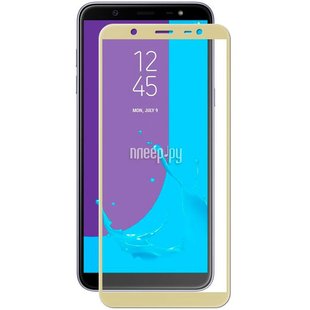 Защитное стекло для Samsung Galaxy J8 2018 (J810) 3D Tepered Glass Золотой смотреть фото | belker.com.ua