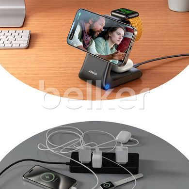 Беспроводная зарядка JoyRoom 3 in1 Wireless Charger Station JR-W15