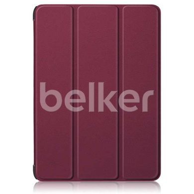 Чехол для iPad 10.9 (2022) Moko кожаный Бордовый