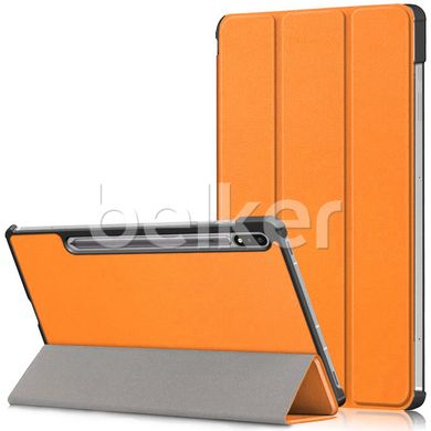 Чехол для Samsung Galaxy Tab S7 11 (T870/T875) Moko кожаный Оранжевый смотреть фото | belker.com.ua
