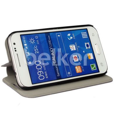 Чехол книжка для Samsung Galaxy Core Prime G360 G361 Flip Wallet Cover Копия Белый смотреть фото | belker.com.ua