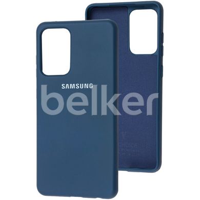 Оригинальный чехол для Samsung Galaxy A52 Soft Case Темно-синий смотреть фото | belker.com.ua