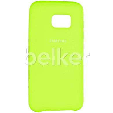 Оригинальный чехол для Samsung Galaxy S7 G930 Soft Case Салатовый смотреть фото | belker.com.ua