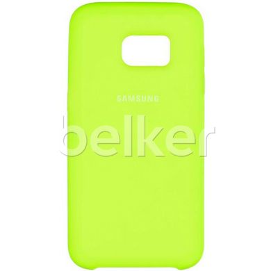 Оригинальный чехол для Samsung Galaxy S7 G930 Soft Case Салатовый смотреть фото | belker.com.ua