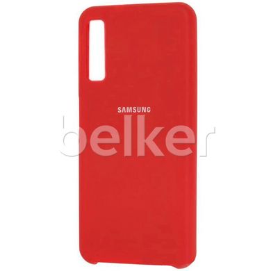 Оригинальный чехол Samsung Galaxy A7 2018 (A750) Silicone Case Красный смотреть фото | belker.com.ua