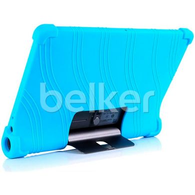 Противоударный чехол для Lenovo Yoga Smart Tab YT-X705 Silicone armor Голубой