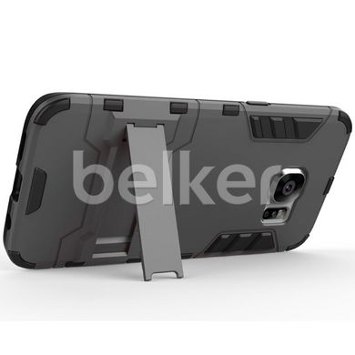 Противоударный чехол для Samsung Galaxy S7 Edge G935 Honor Hard Defence Тёмно-серый смотреть фото | belker.com.ua
