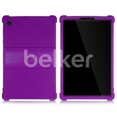 Противоударный чехол для Samsung Galaxy Tab A9 8.7 2024 X110 X115 Silicone armor Фиолетовый смотреть фото | belker.com.ua