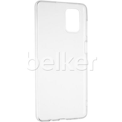 Силиконовый чехол для Samsung Galaxy M51 M515 Hoco Air Case Прозрачный Прозрачный смотреть фото | belker.com.ua