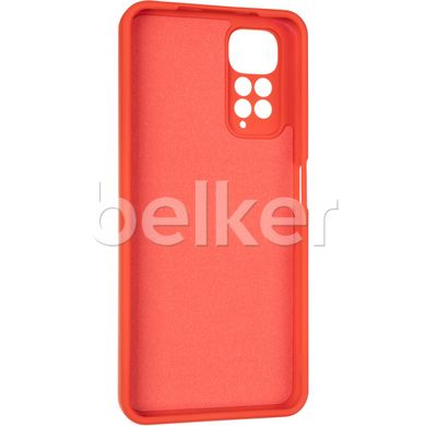Силиконовый чехол для Xiaomi Redmi Note 11 Gelius Ring Holder Case Красный