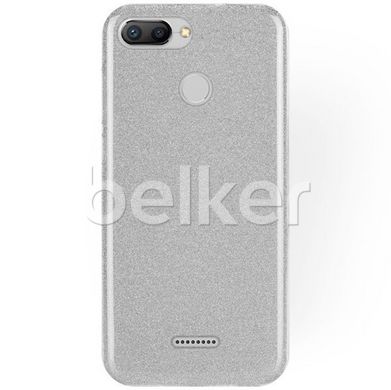Силиконовый чехол для Xiaomi Redmi 6 Remax Glitter Серебристый смотреть фото | belker.com.ua