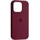 Чехол для iPhone 16 Pro Max Silicone Case (replica) Марсала
