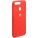 Оригинальный чехол для Huawei Y7 Prime 2018 Silicone Case Красный в магазине belker.com.ua