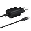 Зарядное устройство Samsung Fast Charge 25W EP-TA800 с кабелем Type-C Черное