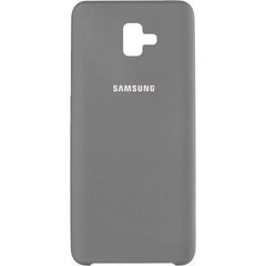 Оригинальный чехол для Samsung Galaxy J6 2018 (J600) Soft Case Серый смотреть фото | belker.com.ua