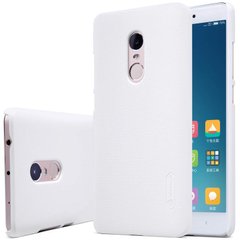 Пластиковый чехол для Xiaomi Redmi Note 4 Nillkin Frosted Shield Белый смотреть фото | belker.com.ua